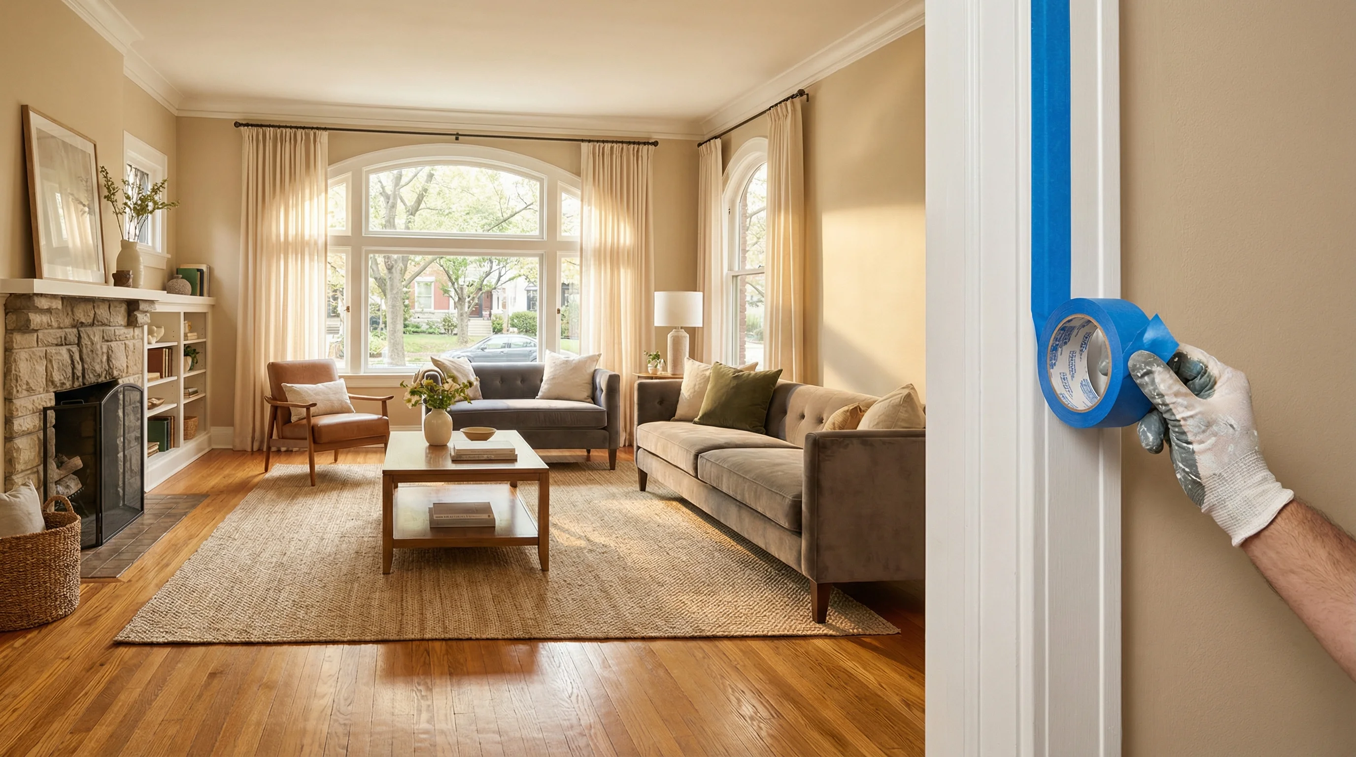 Beautiful residential painting by Richardson Custom Painting in Maineville